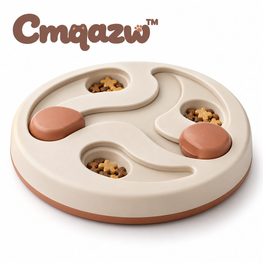 Cmqazw™ OrbitSeek Cat Puzzle Plate