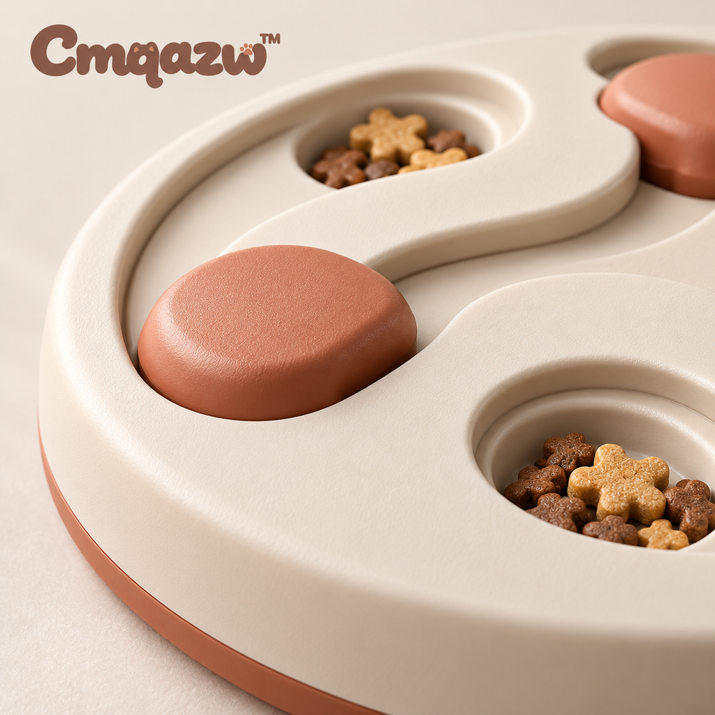 Cmqazw™ OrbitSeek Cat Puzzle Plate