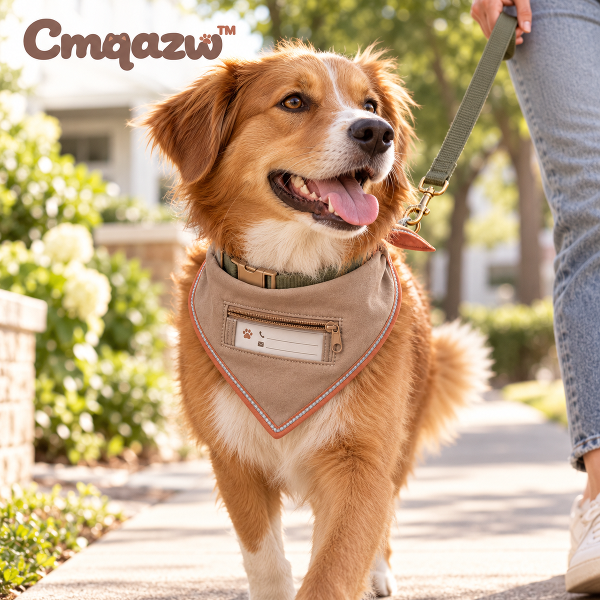 Cmqazw™ DayMark Dog ID Bandana